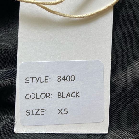 J. Society Sherpa Trim Bomber Jacket NWT Quilted Puffer Black Cream - Picture 9 of 13